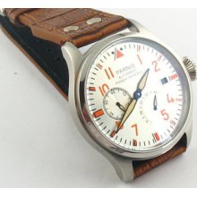 E172,parnis 47mm Power Reserve Automatic Watch