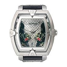 Ed Hardy Saber Panther Silver Dial Men's watch #SA-PT