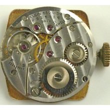 Elgin 630 Mechanical - Complete Running Movement - Sold 4 Parts / Repair