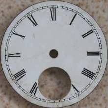 Enamel Dial For Vintage Pocket Watch 42 Mm. In Diameter