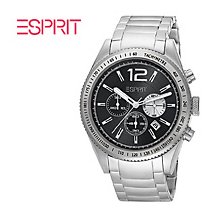 Esprit Men Watch Verdugo Chrono Silver Black ES104111006
