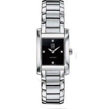 ESQ 07100905 Ladies Stainless Steel Venture Diamond (replaced 07100802) Black Dial Watch