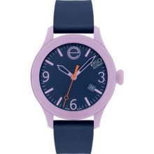 ESQ One Navy Dial Lilac Silicone Navy Strap Unisex Watch 07301433