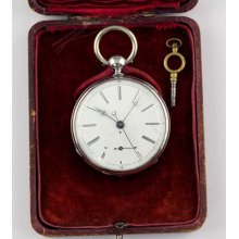 Extremely Unusual Pocket Watch Seconde Foudroyante Experimental Movement Box