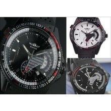 Fashion Menchanical Mens Watch Hours Clock Luxury Sport Wrist Watch 0135