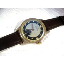 Fero mechanical mens watch with carismatic bicolor dial