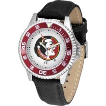 Florida State Seminoles Competitor - Poly/Leather Band Watch