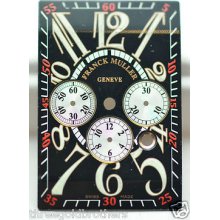 Franck Muller Geneve Black Chrono Luminor Dial