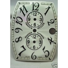 Franck Muller Silver Master Banker Dial Black Chrono Trim