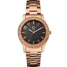 G by GUESS Rose Gold-Tone Glitz Watch