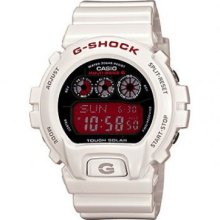 G-shock Multi-band Atomic Watch Solar White Gshock Gw6900f Red Dial Gw6900f-7