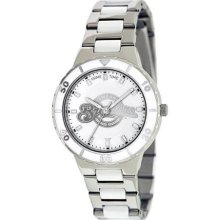 Game Time Silver Mlb-Pea-Mil Men'S Mlb-Pea-Mil Milwaukee Brewers Watch