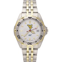 Gents NCAA West Virginia University Mountaineers Watch In Stainless Steel