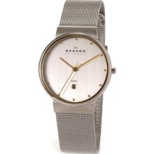 Gents Skagen 355lgsc Stainless Steel Wristwatch Rrp Â£99 Uk Seller