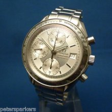 Gents Stainless Steel Omega Speedmaster Date Automatic Chronograph Wristwatch