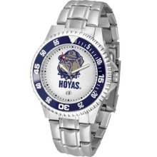 Georgetown University Hoyas Mens Steel Bandwrist Watch