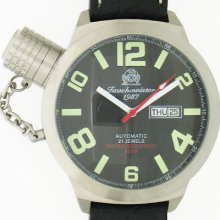 German U-boot Crown Protection Automatic Day-date T63
