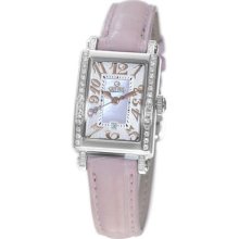 Gevril Avenue Of Americas Super Mini Steel & Diamond Womens Watch Date 8248re