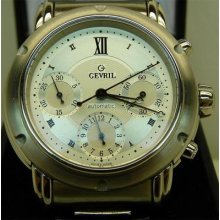 Gevril Chronograph Stainless Steel Men's Watch/ No3612 /7750