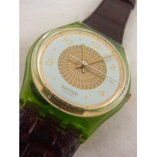 Gg114 Swatch 1991 Galleria Classic Authentic In Box