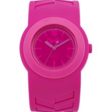Gio-Goi Unisex 'Poppin' Interchangeable Analogue Watch Gg1007p With Pink Pu Strap