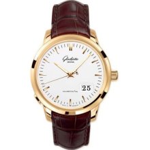 Glashutte Senator Panorama Date Pink Gold Watch 100-03-11-01-04