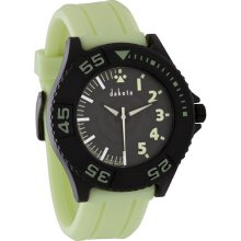 Glow In The Dark, Black Dial, Luminous Silicon Strap