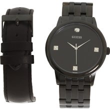 Guess Black Diamond Dial Watch Set U13009g1