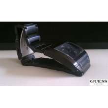 Guess Men's Collection Black Ip Stainless Steel Watch W19008g1