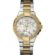 Guess Women's Round Two Tone Watch U14007l1