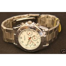 Handsome Men's Quartz Water Resistant Stainess W.w.