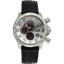 Hemi Men's Watch with Black Rubber Band and White Dial ...