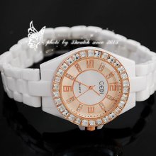 High Quality Luster Shinning Natural Shell Big Dial Quartz Lady's Women's Watch