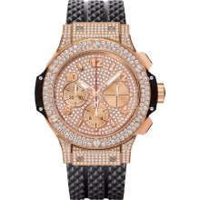 Hublot Men's Big Bang 41mm Diamond Pave Dial Watch 341.PX.9010.RX.1704