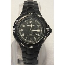 Humvee Black Tone Black Dial Quartz Watch Wr20atm