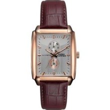 Hush Puppies HP.7052M.2522 39 mm Absolute C. Genuine leather Watch - Silver-Brown