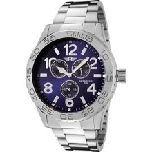 I by Invicta Watches Men's Blue Dial Stainless Steel Stainless Steel B