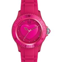 ICE Watch 'Ice-Love' Silicone Bracelet Watch, 43 mm Pink