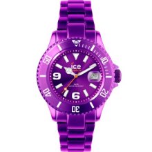 Ice-Watch Unisex Quartz Watch With Purple Dial Analogue Display And Purple Bracelet Al.Pe.U.A