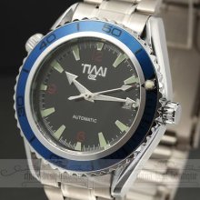 Idol High-level Automatic Mechanical Clock Calendar Steel Band Men Wrist Watch