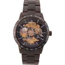 Ik Tungsten Steel Golden Skeleton Self-winding Mechanical Men's Watch 28091