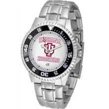 Indiana Hoosiers IU Mens Steel Bandwrist Watch