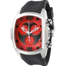 Invicta Lupah Chronograph 6098 Red Wrist Watch For Men