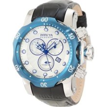 Invicta Mens Reserve Venom Blue Ip Silver Dial Swiss Made Chronograph Watch