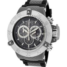 Invicta Watches Men's Subaqua Chronograph Black Rubber Black/Grey Rub