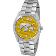 Iowa Hawkeyes Elite Series Men's Silver Watch
