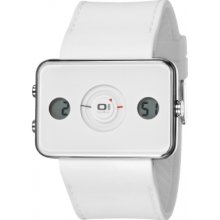 IP104-3WH 01 THE ONE Mens Turning Disc White Watch