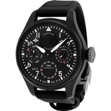 Iwc Big Pilot Perpetual Top Gun Black Dial Mens Watch 5029-02