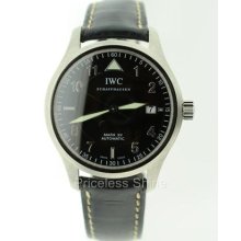 Iwc Pilot Watch Mark Xv Automatic On Leather & Original Deployment 3253