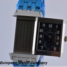 Jaeger Lecoultre Grande Reverso 976 Q3738170 373.81.70 Black Dial Ss/ss